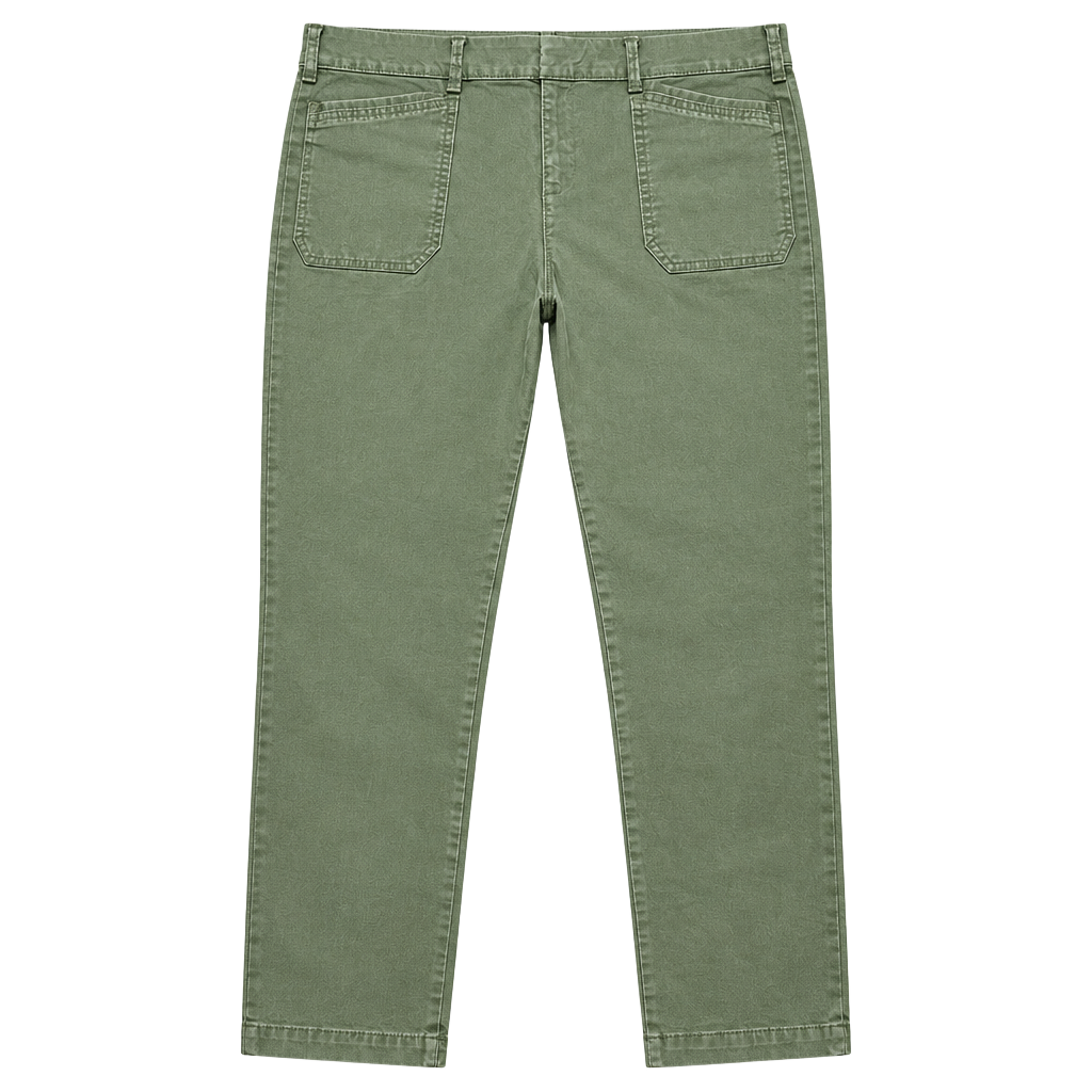 Old Navy Pants Size 10 Green Chino Patch Pocket Ankle 1