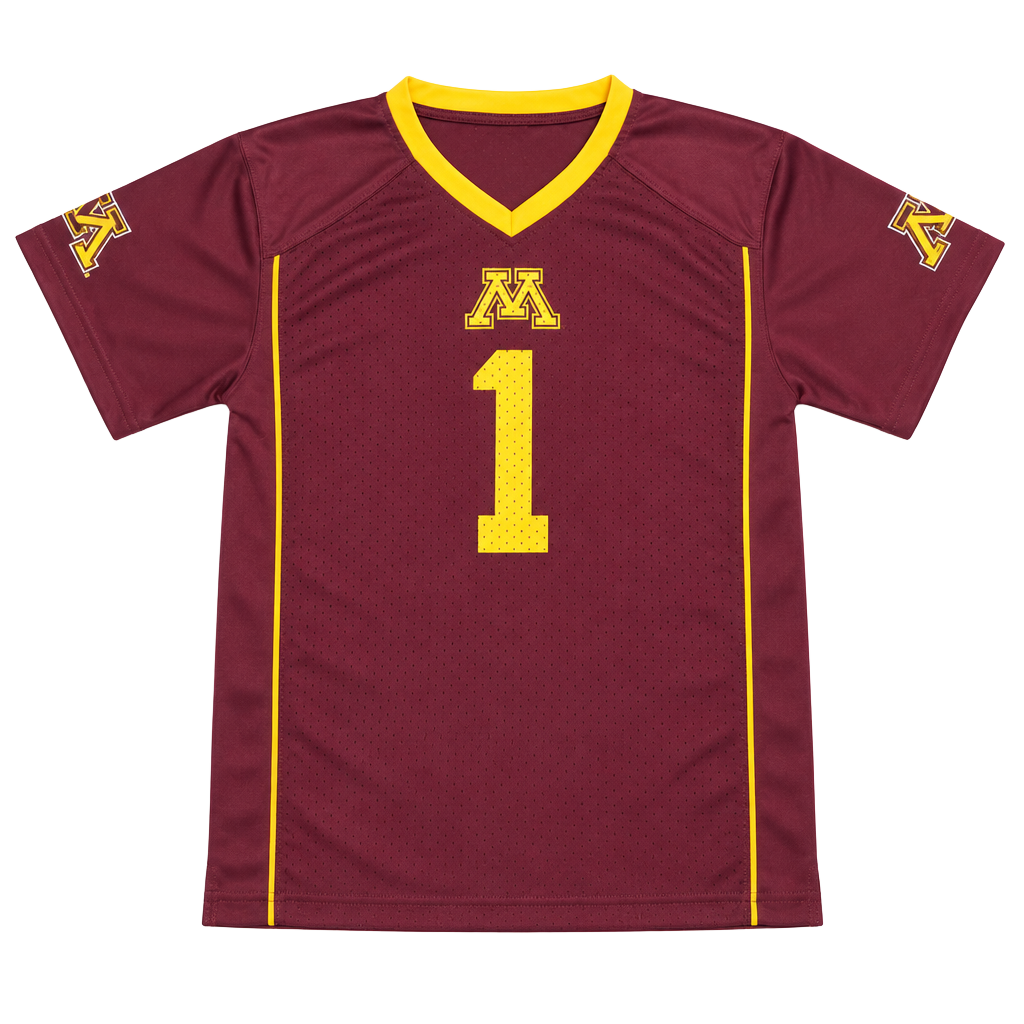 Top Promotion Minnesota Golden Gophers Jersey Maroon Gold #1 Boys L 1