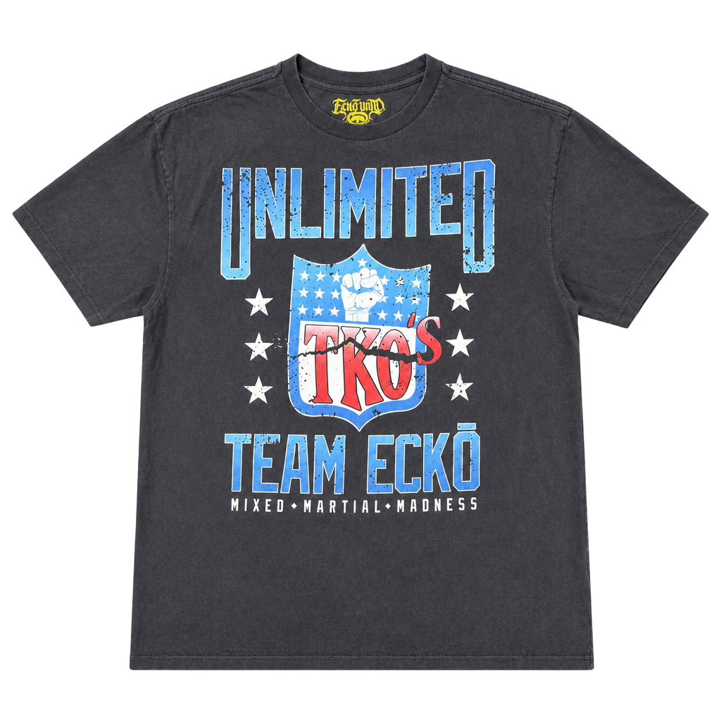 Ecko Unltd MMA T-Shirt X-Large Black Team Ecko Mixed Martial Madness 1