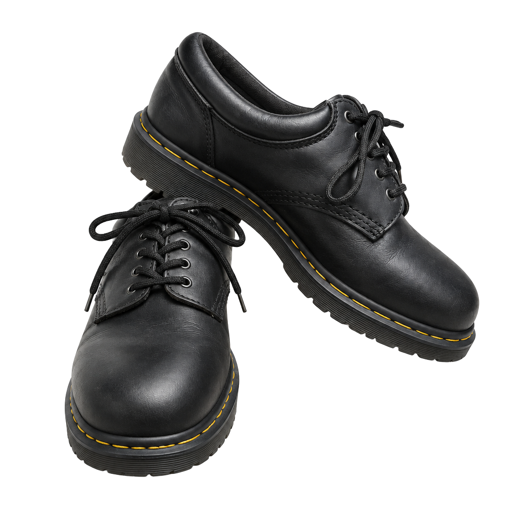 Dr. Martens 8053 Shoes Size 6 Men’s Black Leather 5-Eye Oxford 1