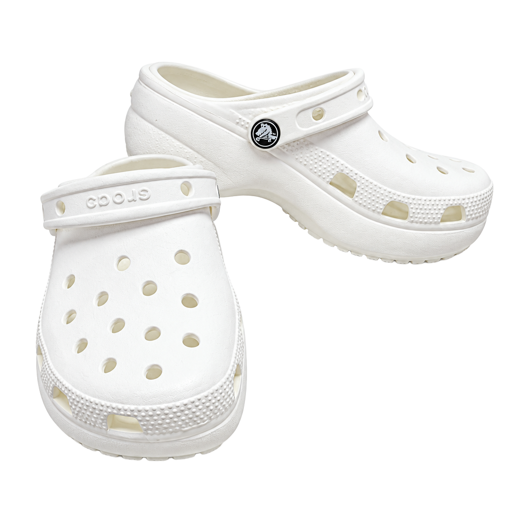 Crocs Classic Platform Clog Size W7 White 1