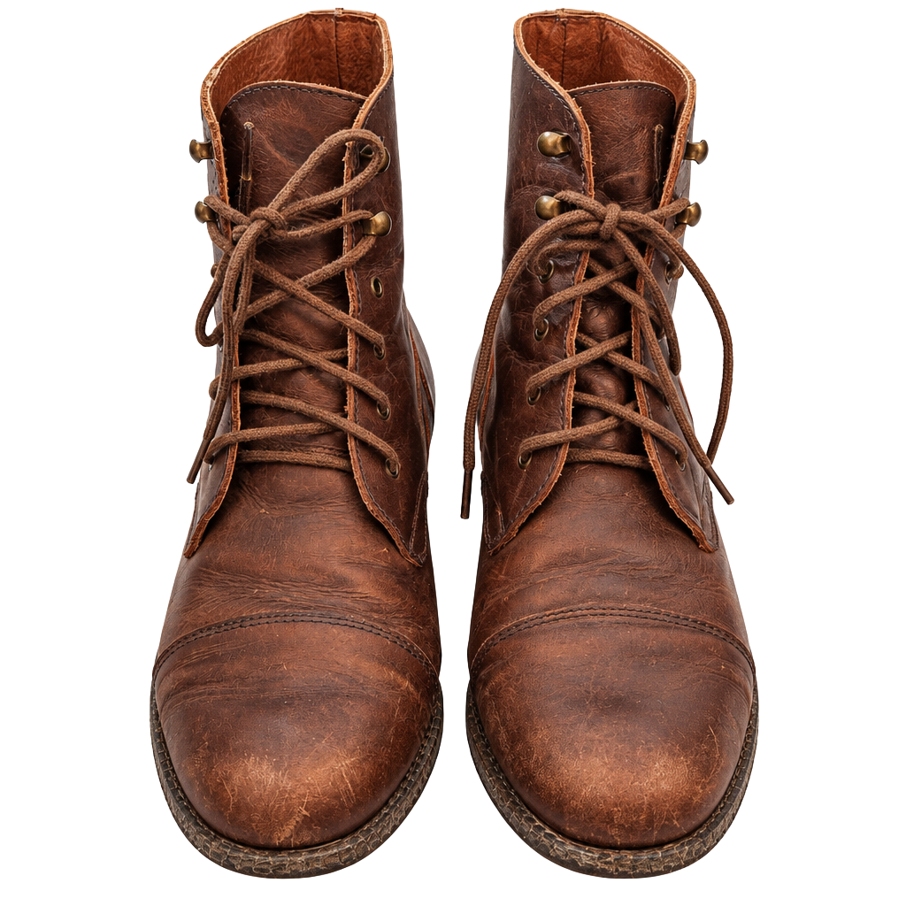 Vintage Eddie Bauer Size 6.5M Cognac Brown 1