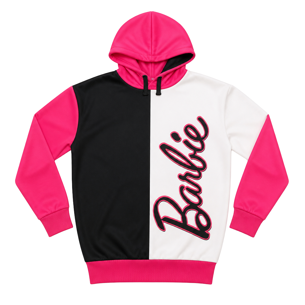 Barbie Hoodie Size 5/6 Years Black Pink White Lot of 10 1