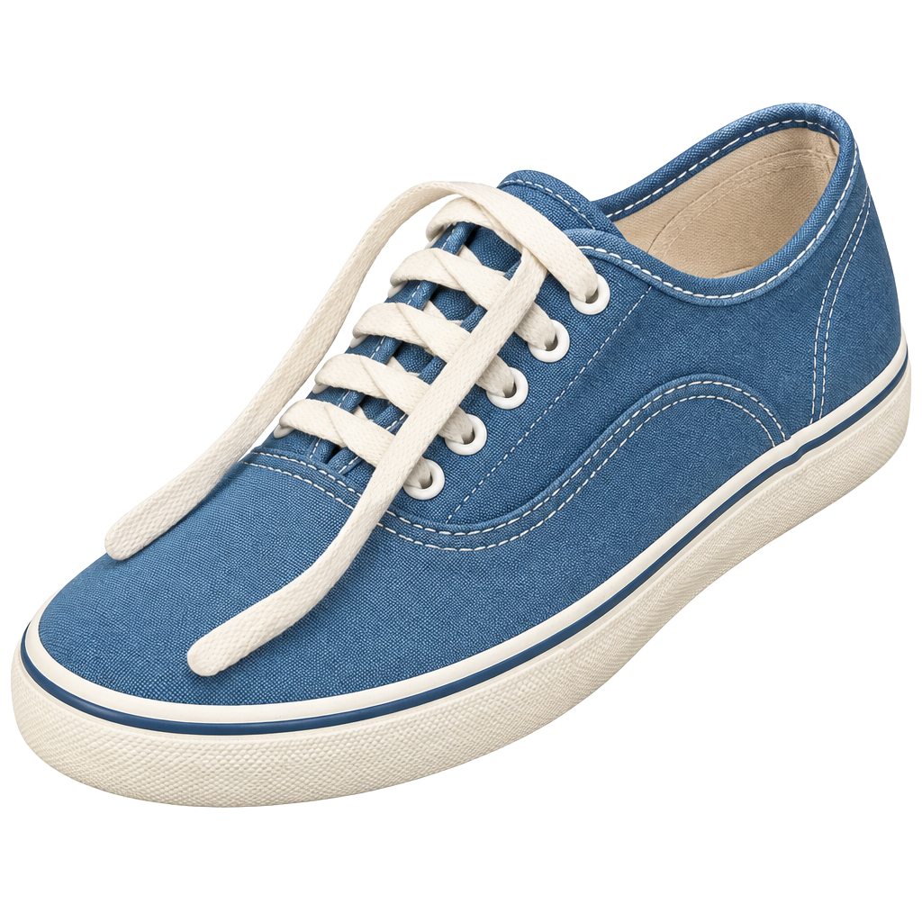 Vans Authentic Size 9 Blue Canvas Lace Up Sneakers 1