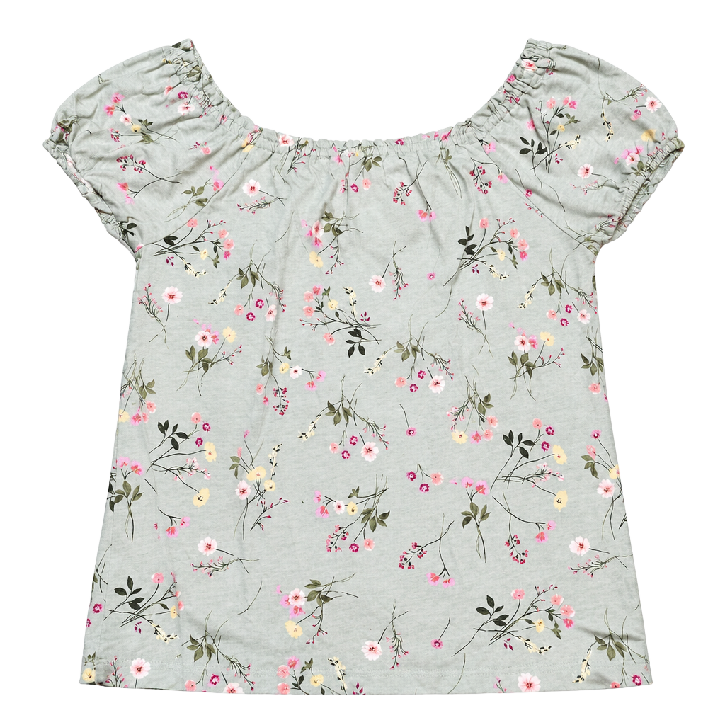 The Children's Place Floral Off-The-Shoulder Top Size XL 14 1