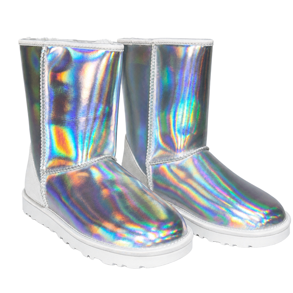 UGG Classic Short Iridescent Women's Winter Boots Size 8 1