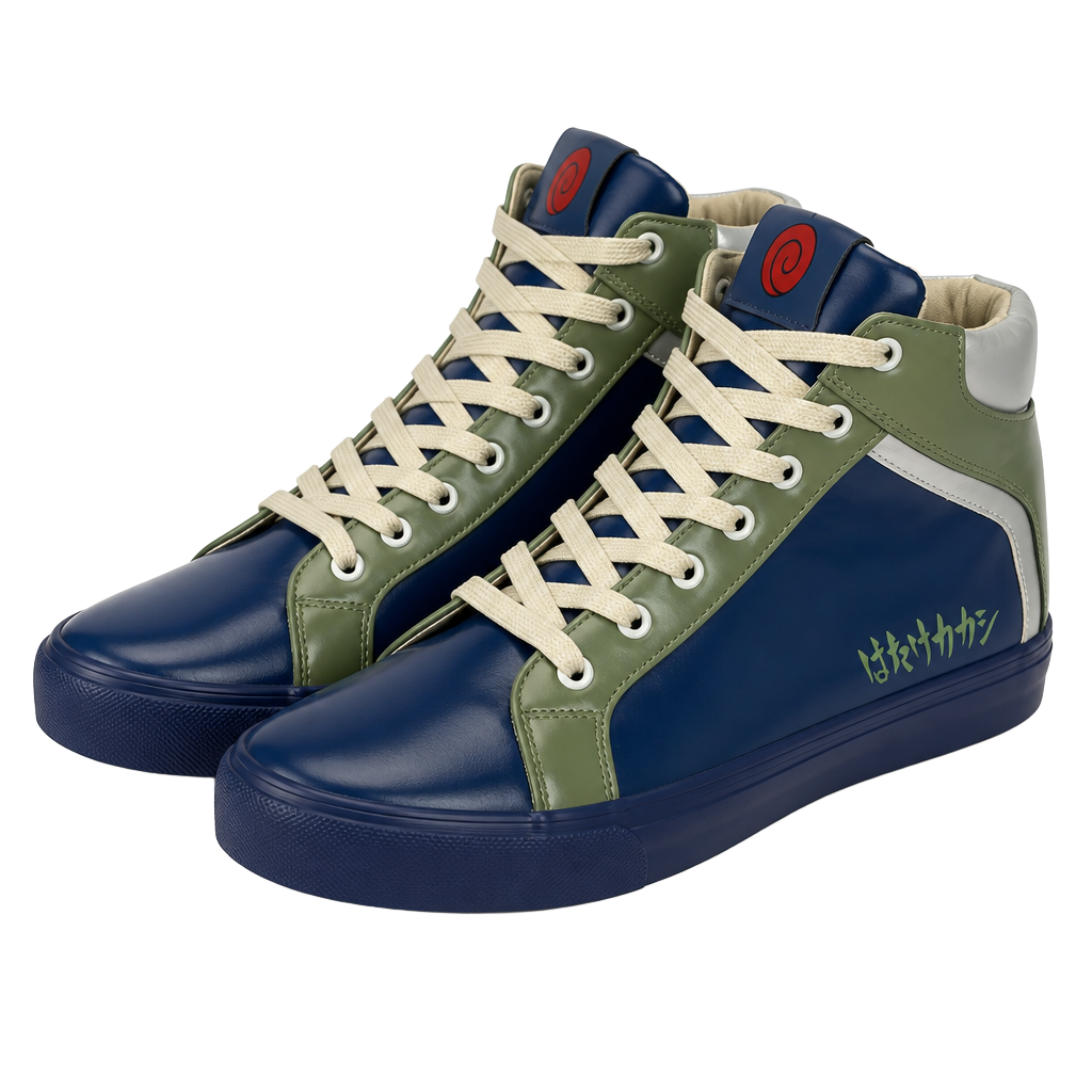 Ground Up Naruto Shippuden Kakashi Hatake High Top Sneakers Size 11 1