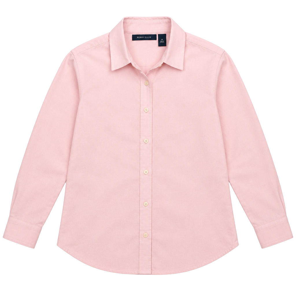 Perry Ellis Sweatshirt Size M Pink Pullover 1