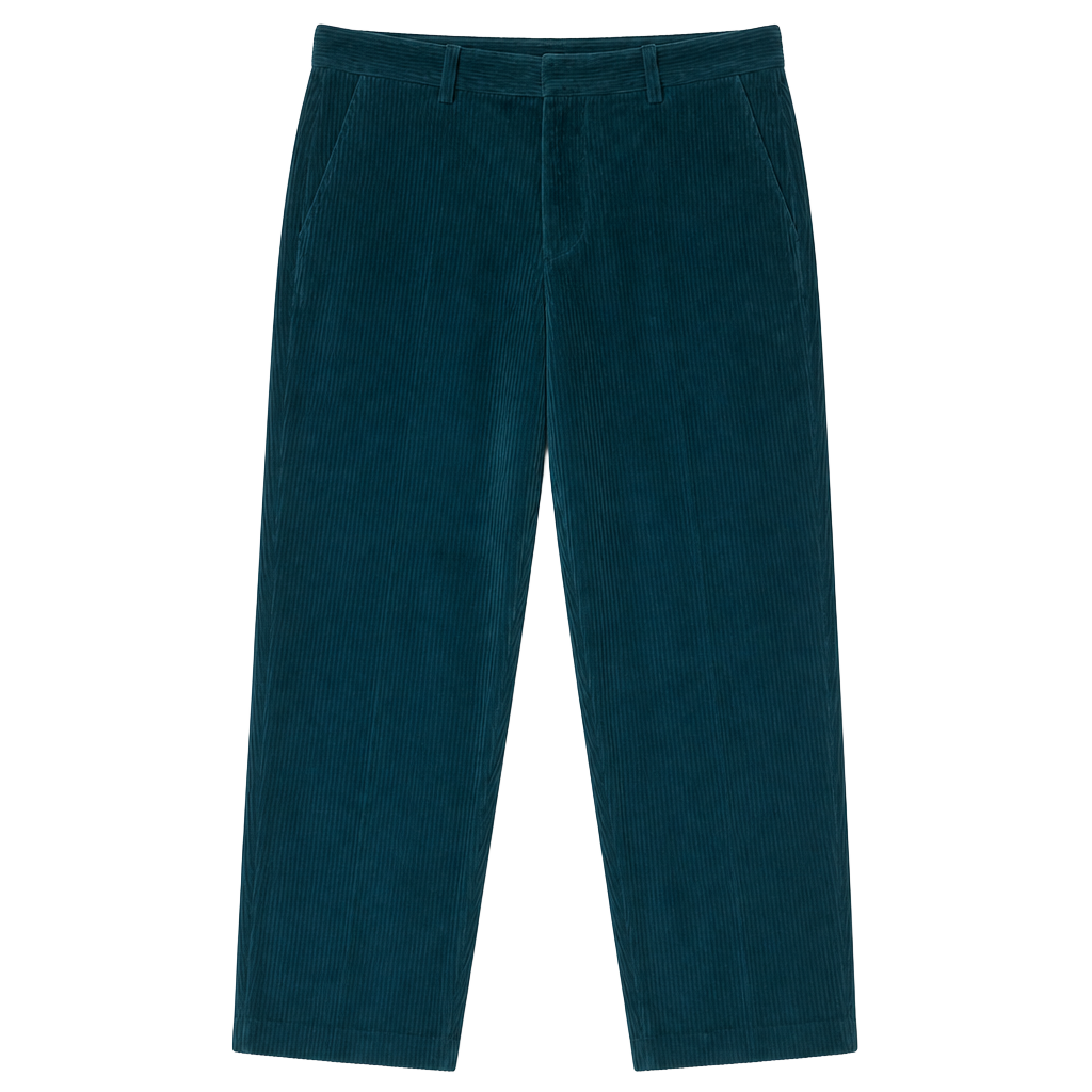 Circolo 1981 Pant Carrot Corduroy Pants - Pine 1