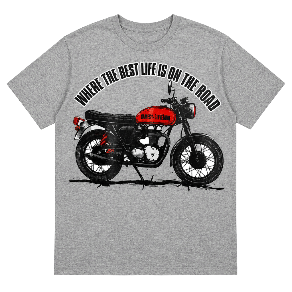 Harley-Davidson Grey Graphic Tee Heavy Cotton Large Dad Gift 1