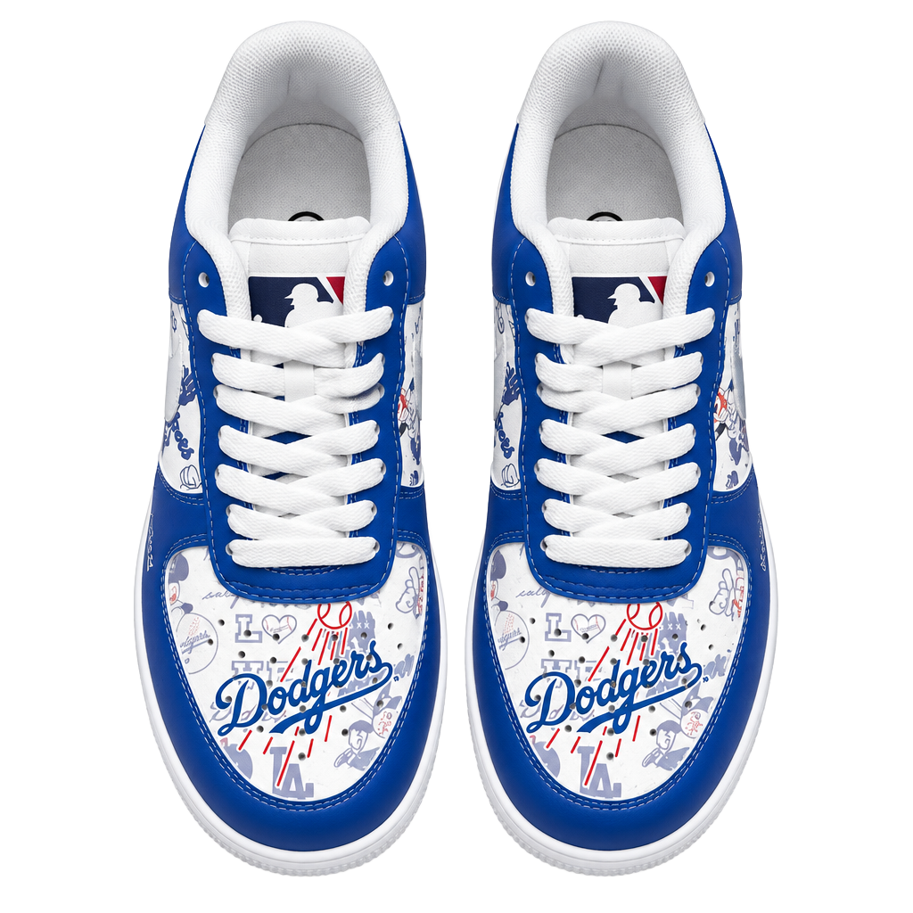 Force 1 Los Angeles Dodgers Size 41 Custom Sneakers 1
