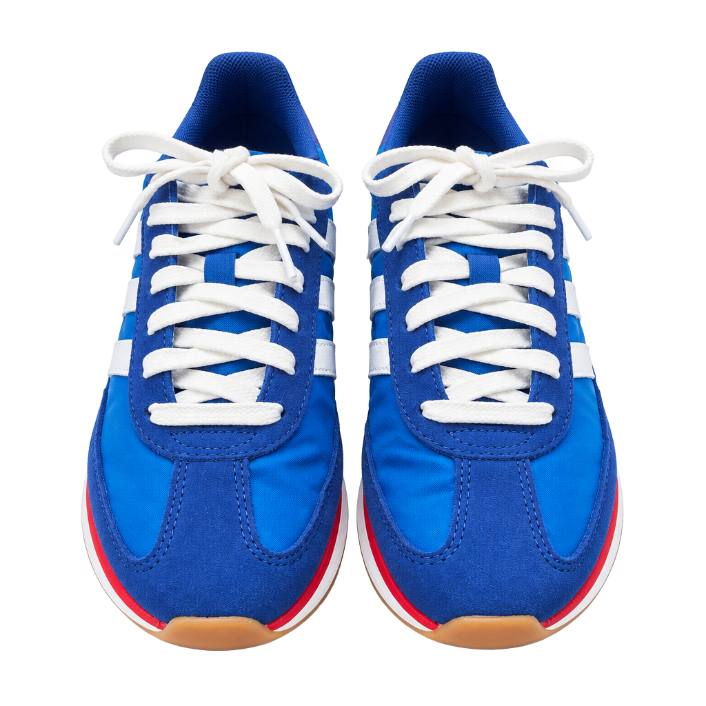 Adidas Run 70s 2.0 Size 8 Blue White Sneakers Shoes 1