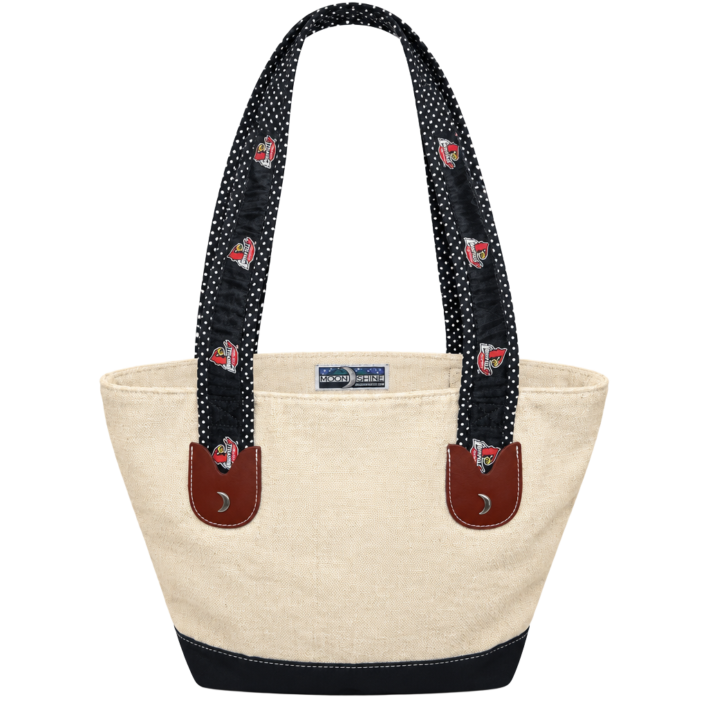 Moon Shine Louisville Cardinals Canvas Tote Bag 1
