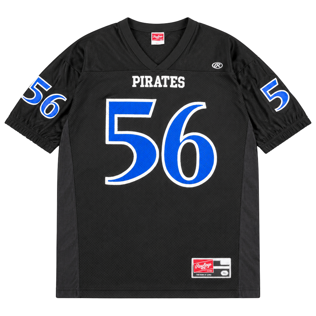 Rawlings Pirates Football Jersey Size XL Black 56 1