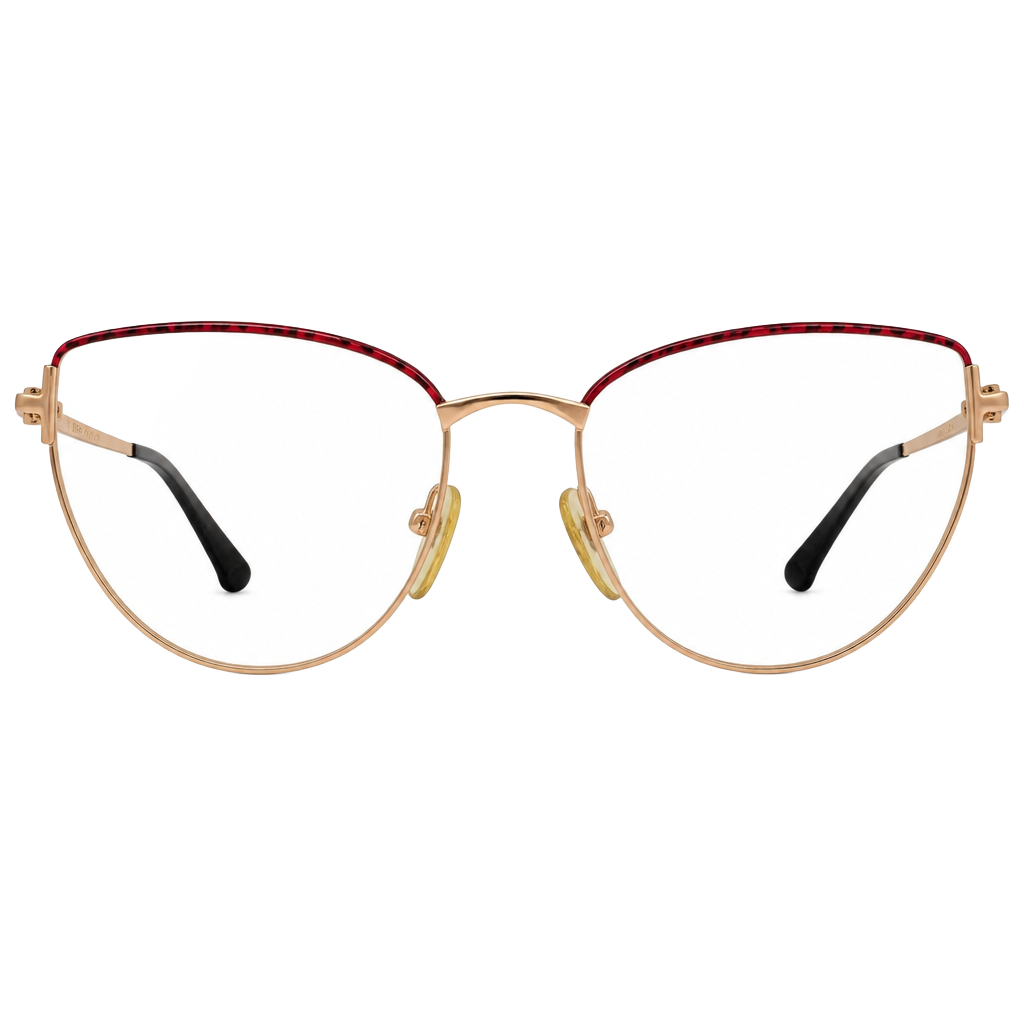 Vintage Viennaline 1633 Size 53-16 Gold Eyeglass Frames Made In Austria 1
