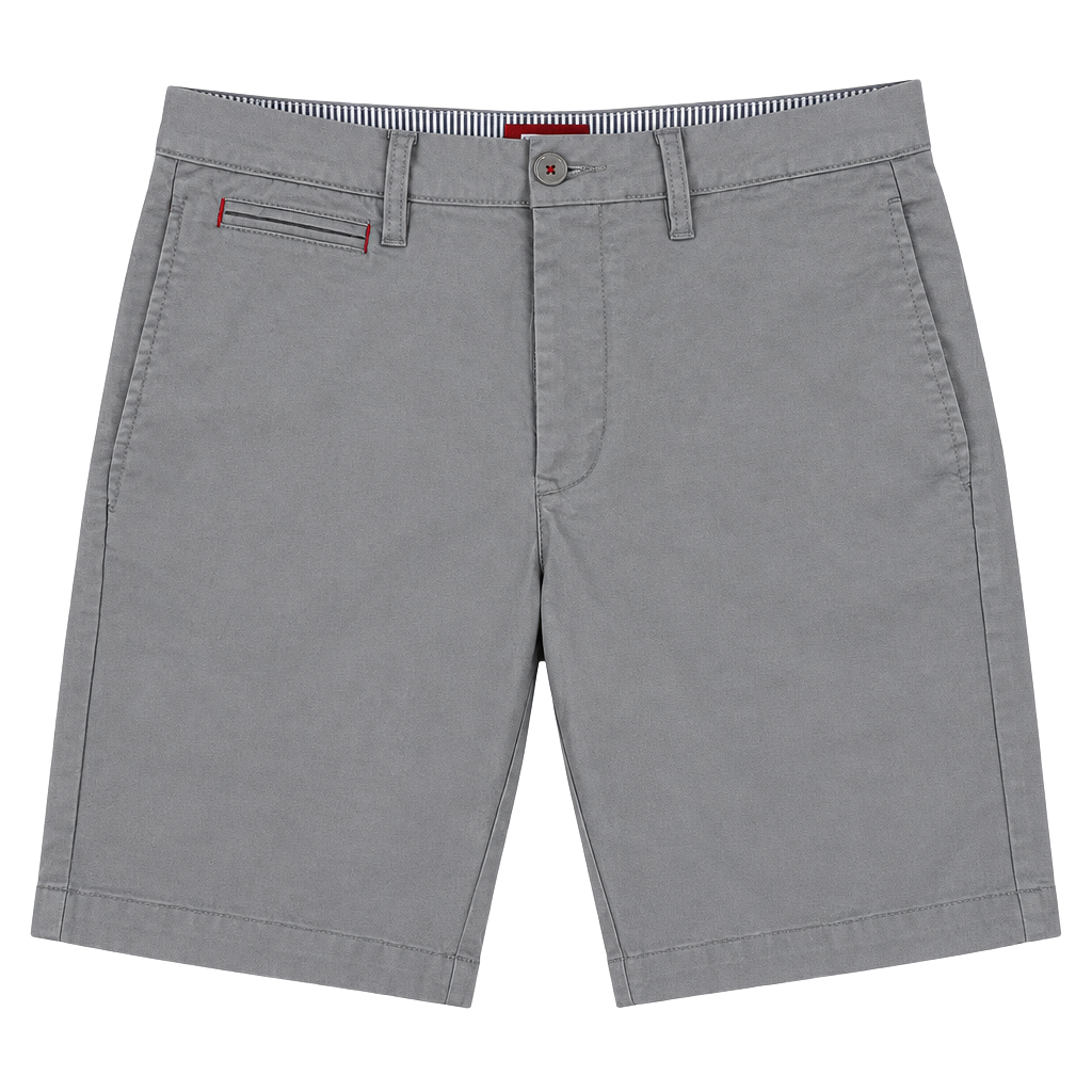 UNTUCKit St. Vincent Chino Shorts Size W30 Gray Stretch Cotton 1