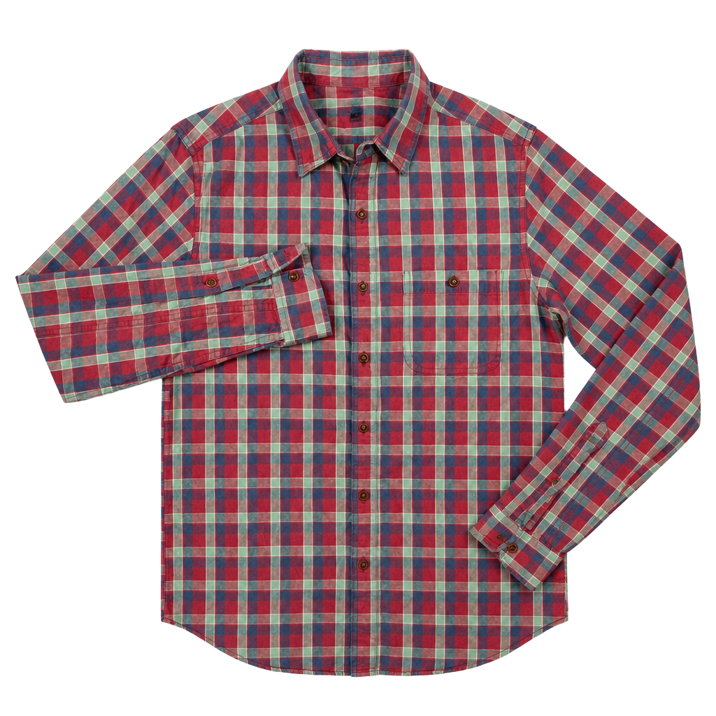 J.Crew Plaid Button-Down Shirt Size S Red Green Blue Long Sleeve 1