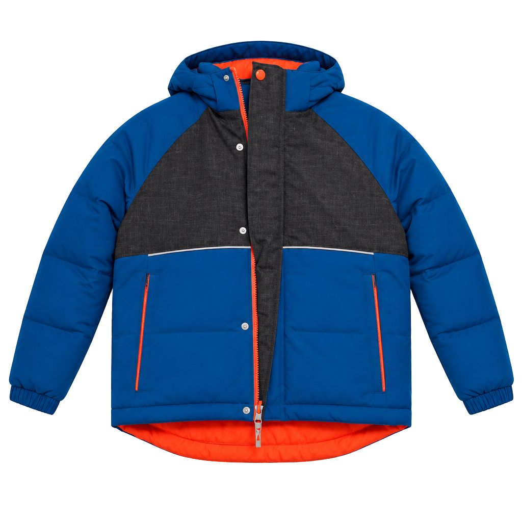 Fall Creek 3-in-1 Jacket Size XS (5) Blue Black Orange 1