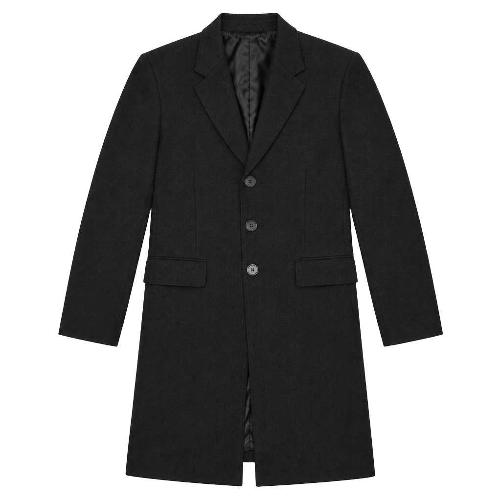 I-N-C International Concepts Longline Blazer Size 10 Black Wool Blend 1