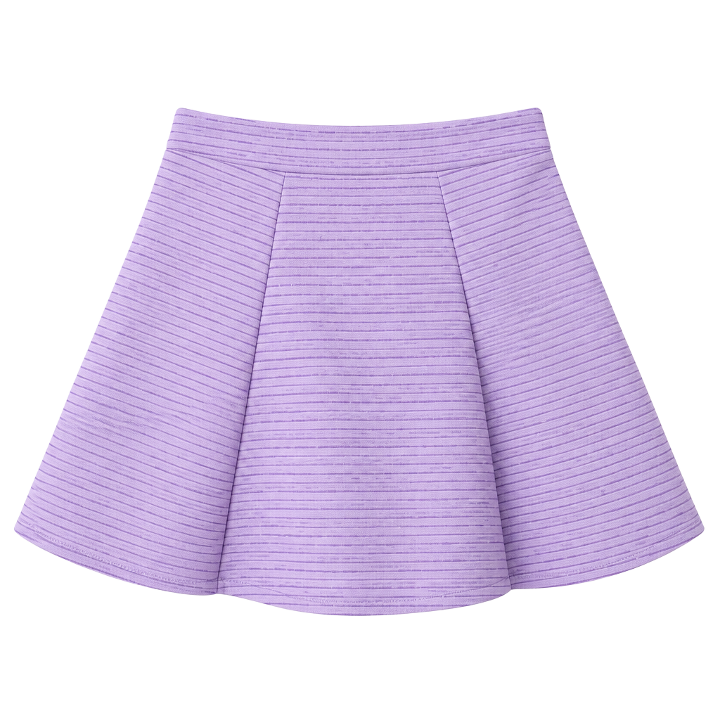Honey Punch Skater Skirt Women Size S Purple Ribbed Flare 1