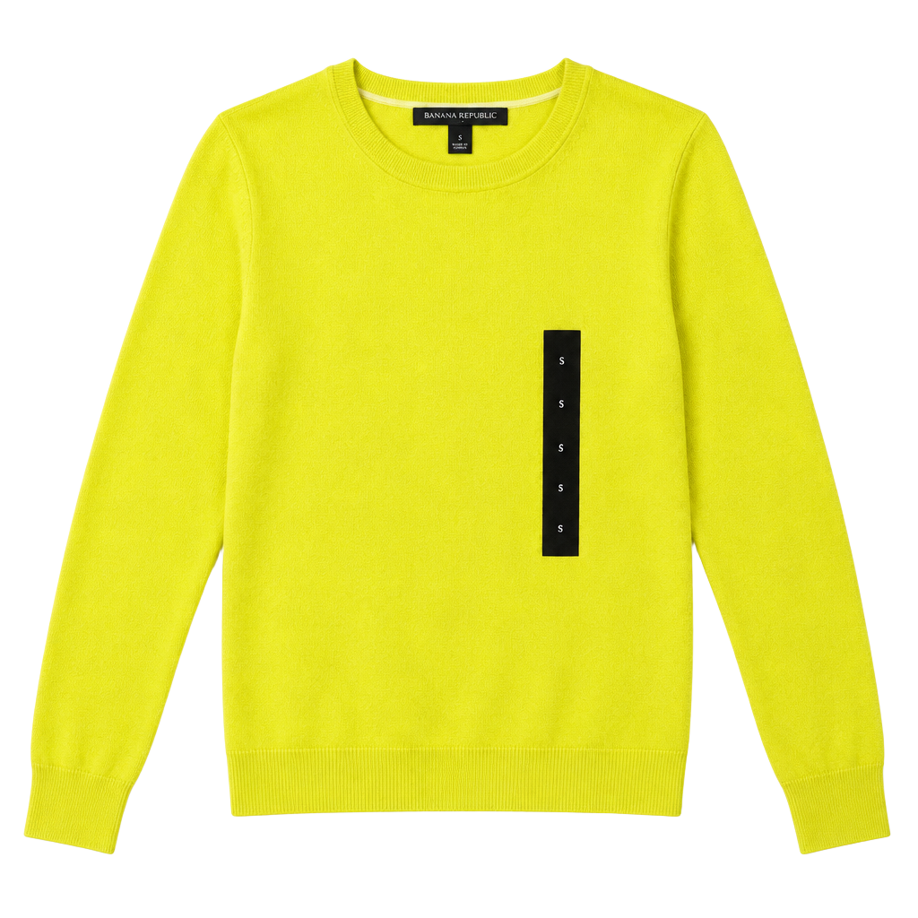 Banana Republic Forever Yarn Sweater Women’s Size S Yellow 1