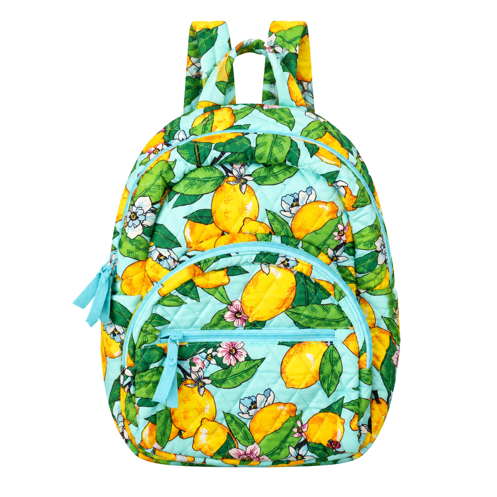 Vera Bradley Essential Compact Backpack Lemon Grove 1