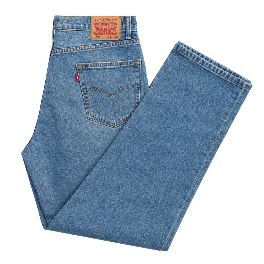 Levi's 550 Relaxed Fit Jeans 36x32 Light Wash Denim 1