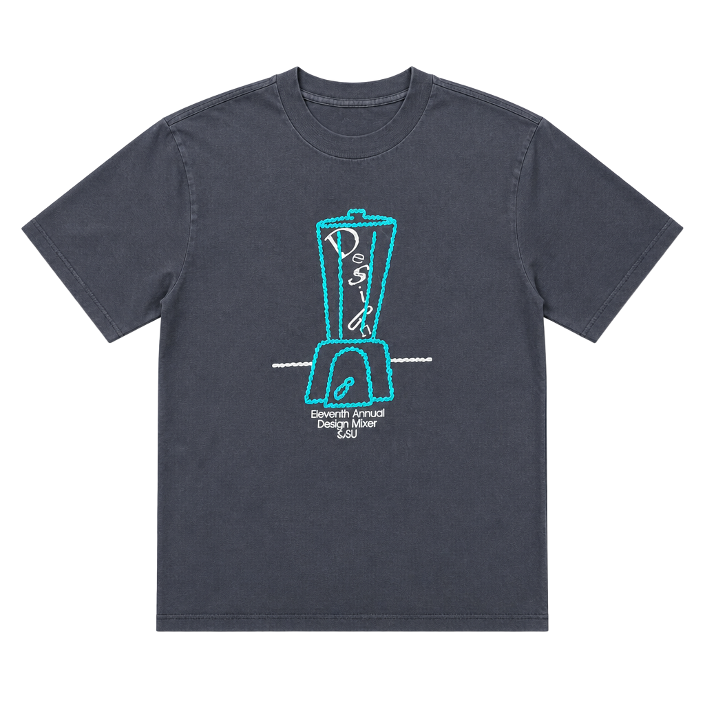 Vintage Oneita SJSU Eleventh Annual Design Mixer T-Shirt Size L Single Stitch 1