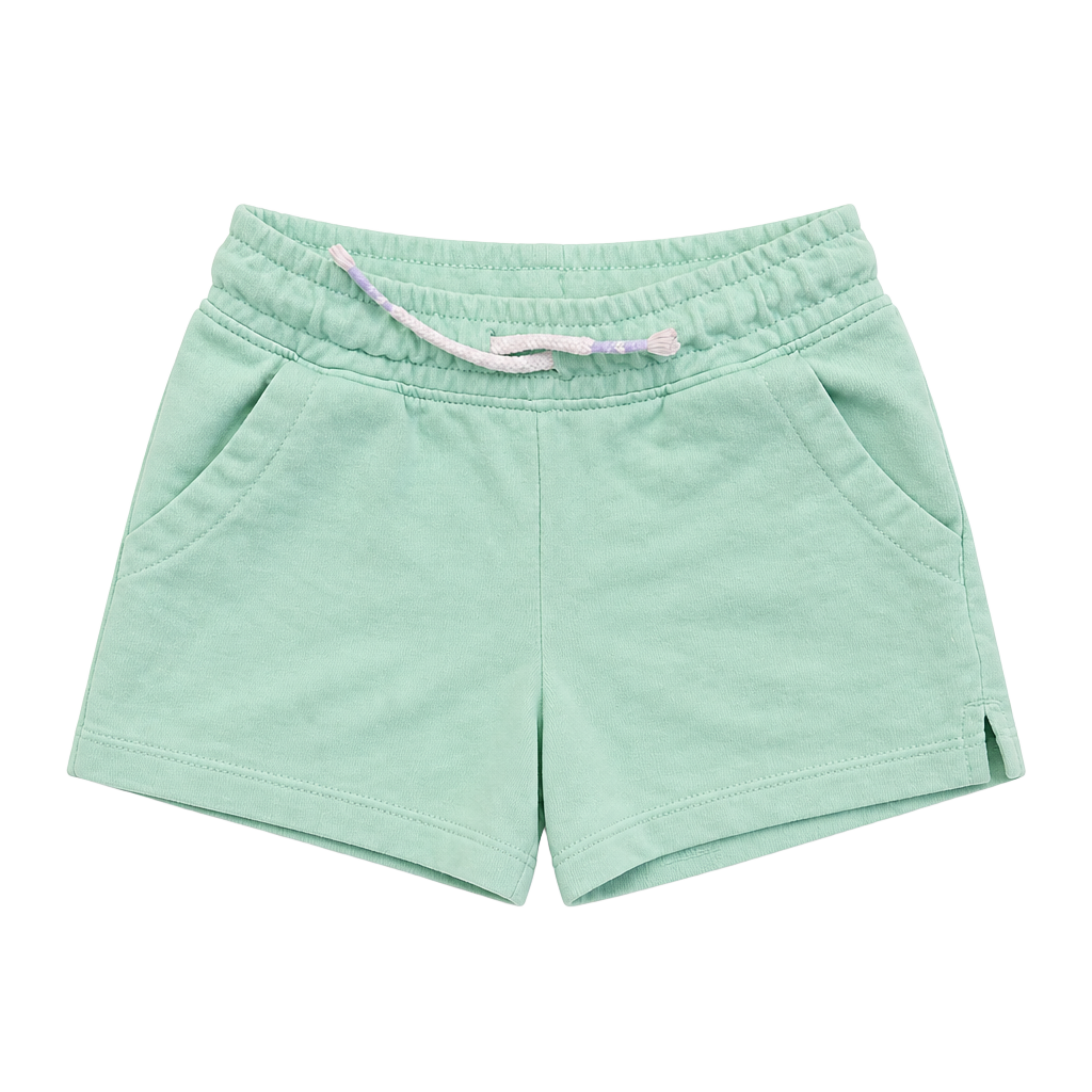 Cat & Jack Green French Terry Pull-On Shorts Size 5T 1