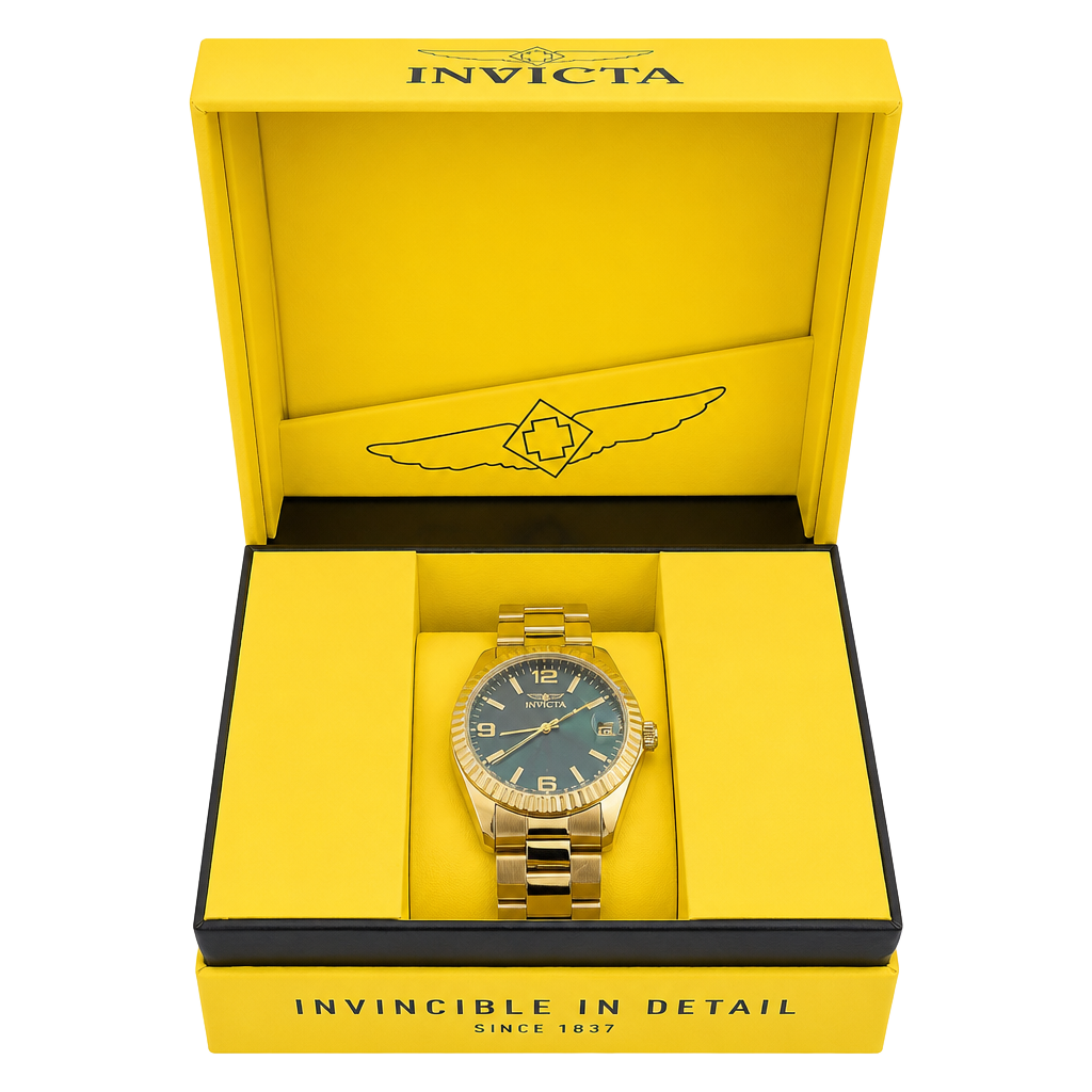 Invicta Men's 47459 Specialty Quartz 3 Hand Green Dial Watch - Macy's, 1