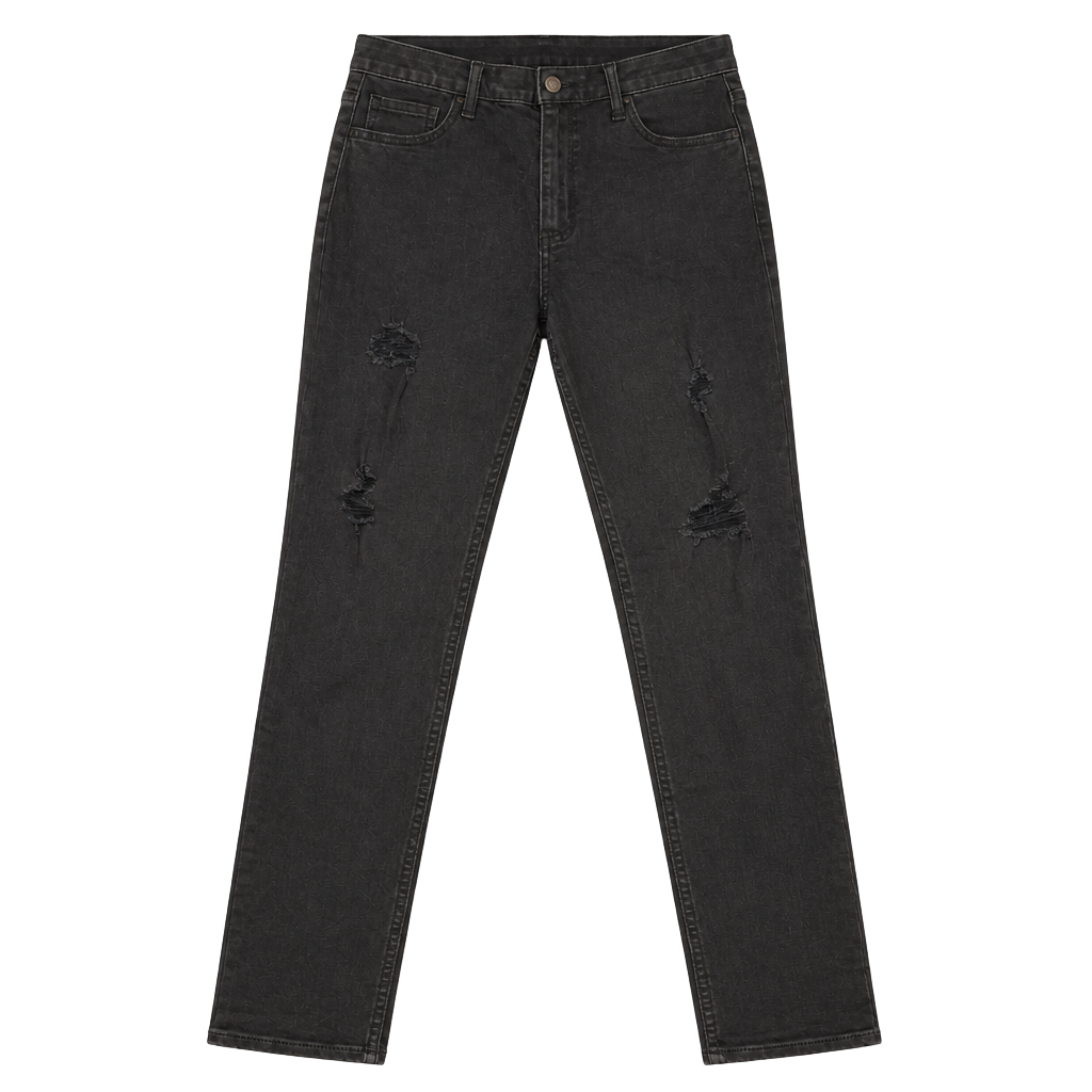 NEW Missguided Jeans Womens 10R 34x29 Riot High Rise Mom Acid Wash Busted Knee 1