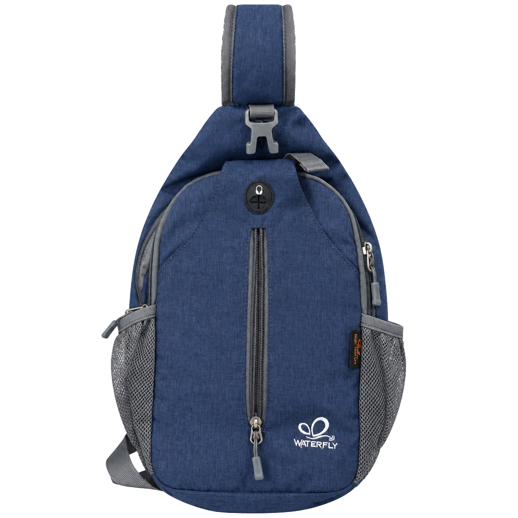 Waterfly Crossbody Sling Backpack Travel Hiking Daypack Blue 1
