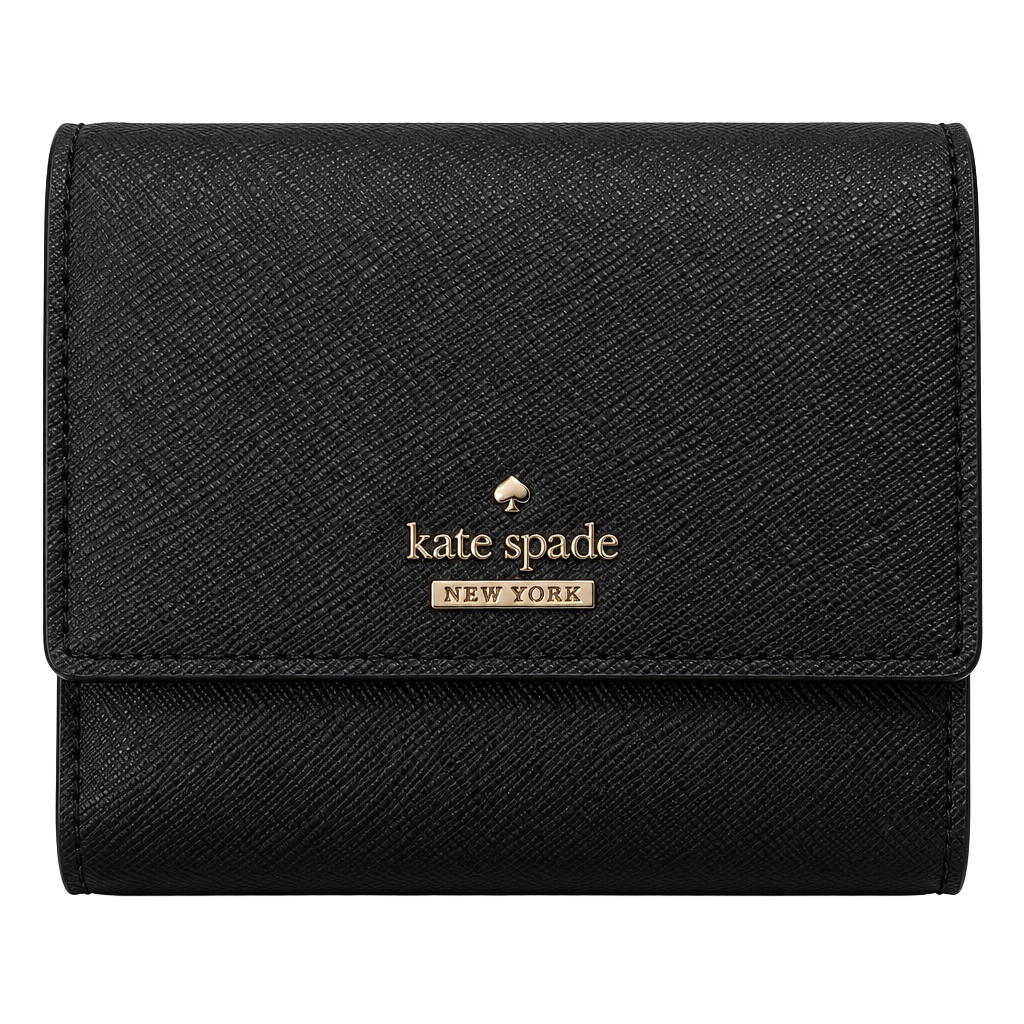 Kate Spade New York Cameron Street Tavy Black Leather Wallet 1