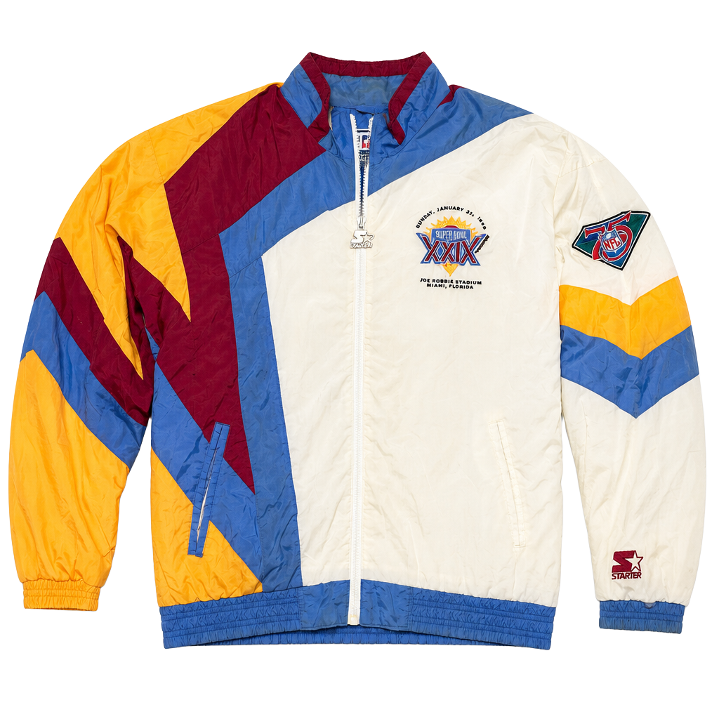 Vintage Starter NFL Pro Line Super Bowl XXIX 1995 Miami Windbreaker 1