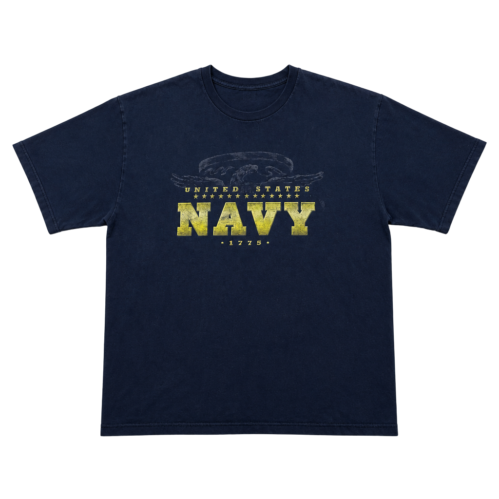 Bayside United States Navy Graphic T-Shirt Size 2XL 1
