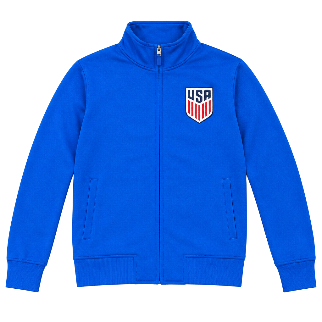 USA Soccer Full-Zip Track Jacket Blue New Pro Standard 1