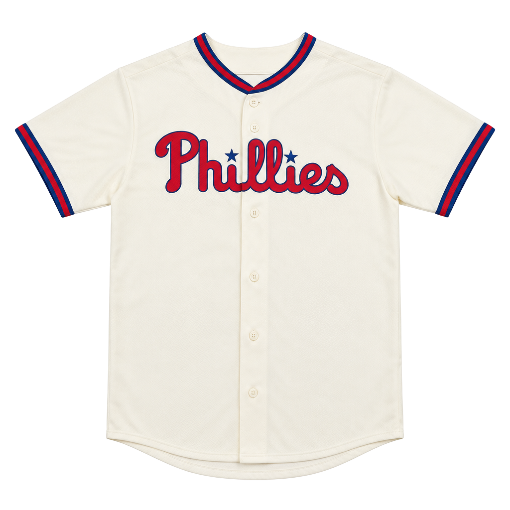 Philadelphia Phillies Bryce Harper Replica Jersey – Men’s Small – Cream 1