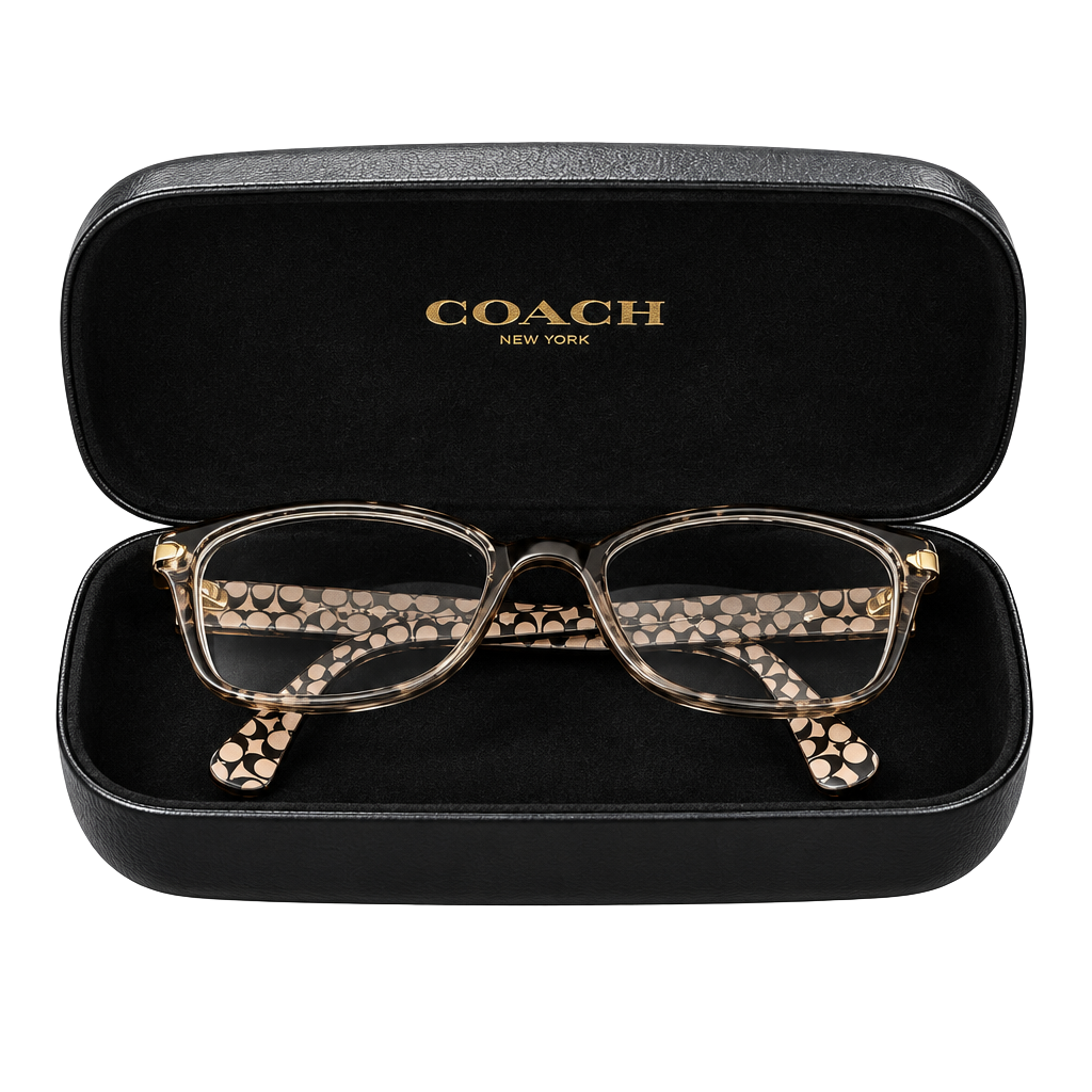 Coach Youth Eyeglasses 5291 Dark Tortoise Signature 1