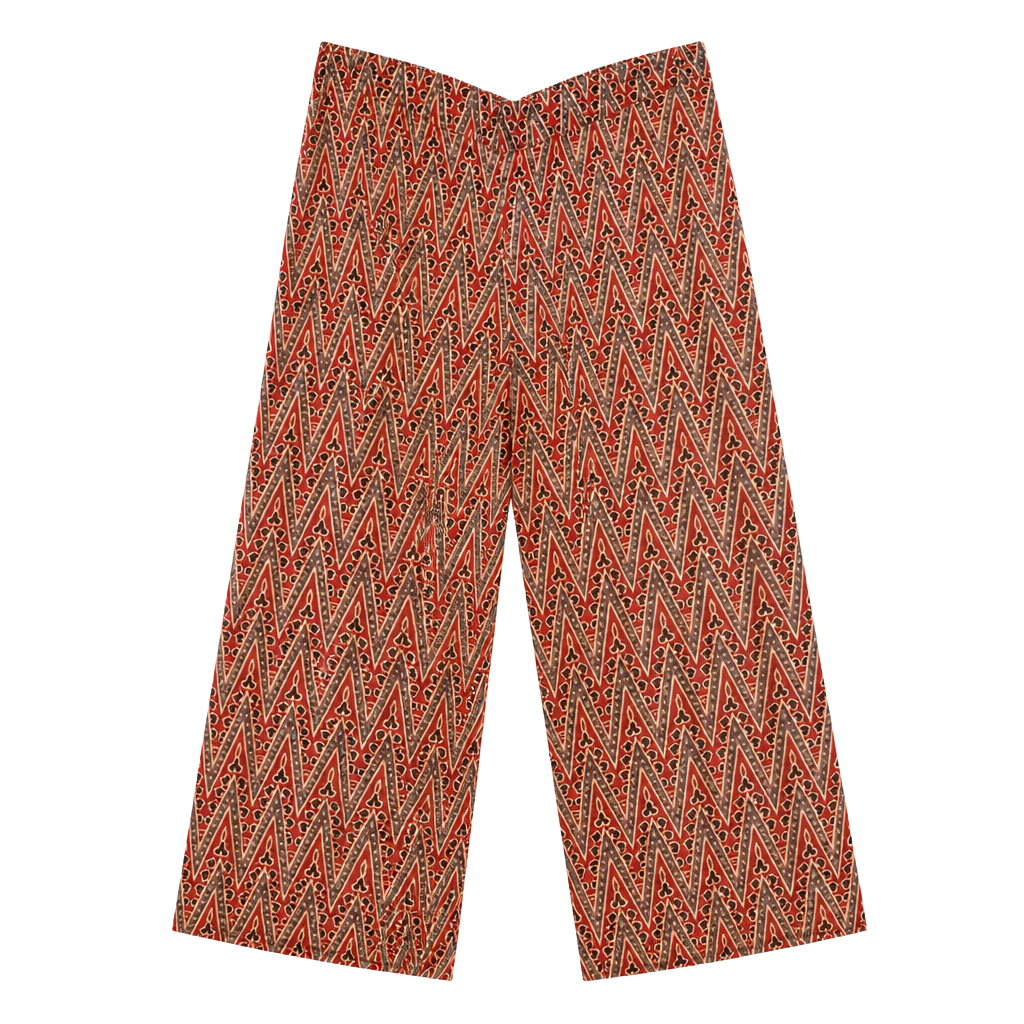 Buy Utsa by Westside Red Chevron Patterned Ethnic Pants for Women Online @ 1