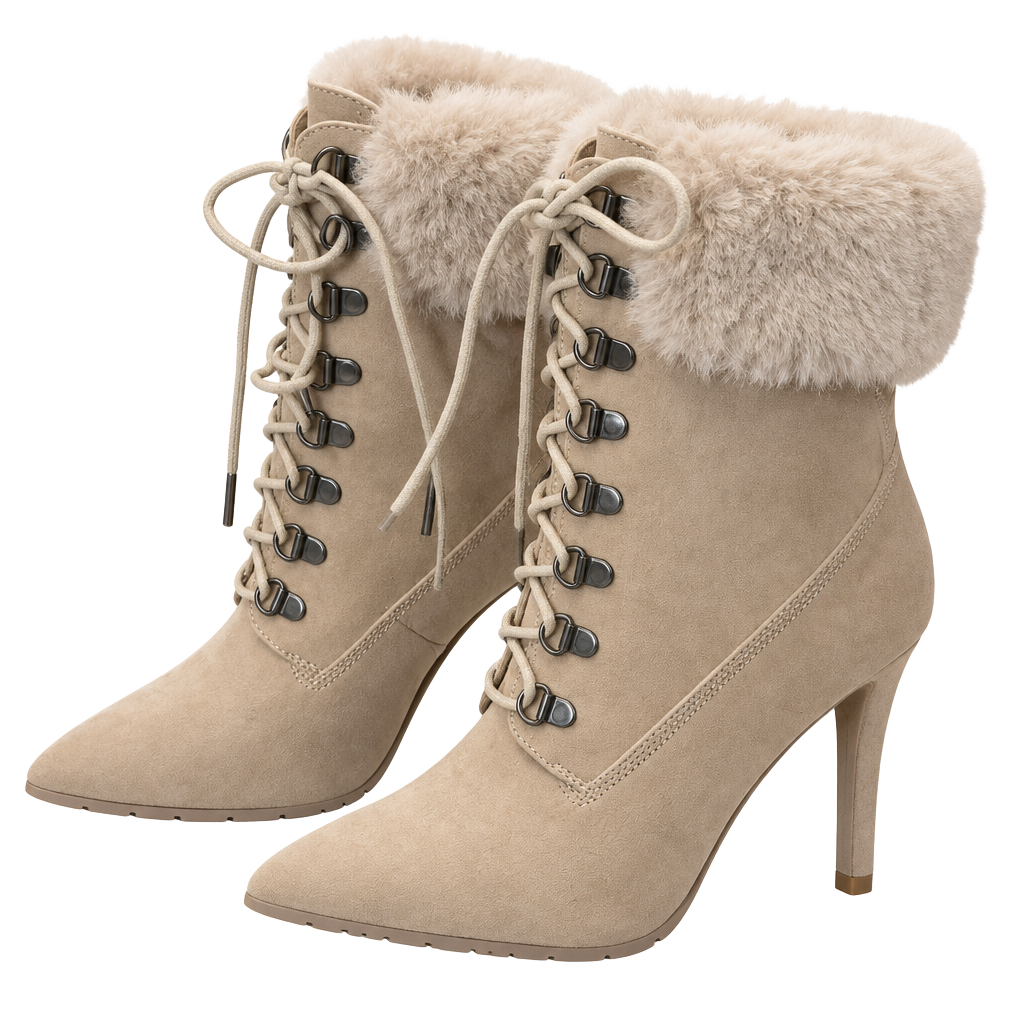 Qupid Scorpio-05 Faux Suede Stiletto Boot 1
