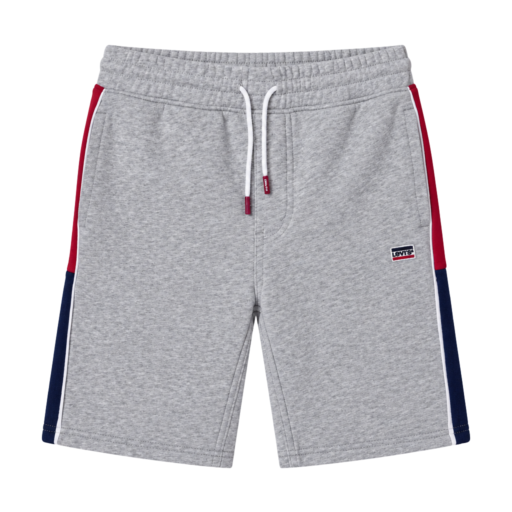 Levi's Jogger Short Size 10-12 Yrs Grey Cotton Blend Side Stripe 1