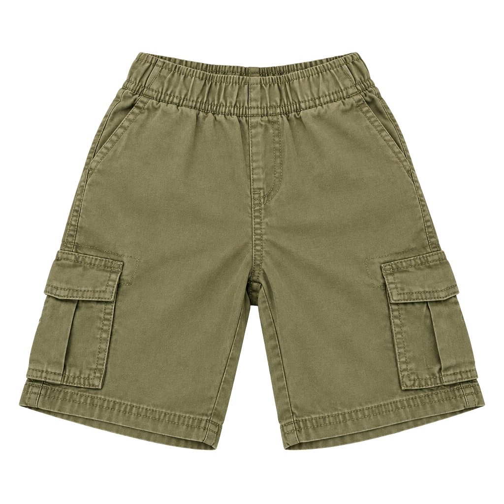 The Children's Place Cargo Shorts Size 5 Khaki Pull On 1