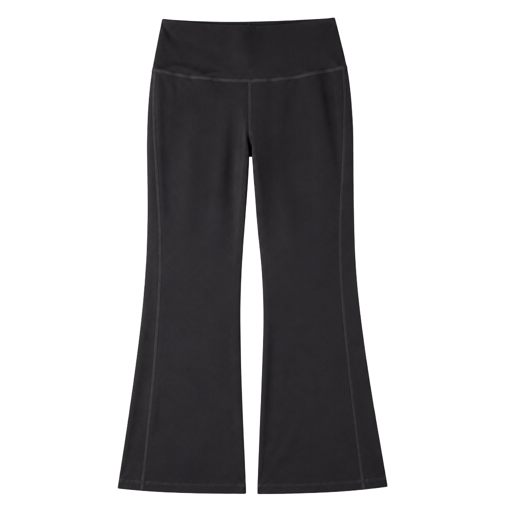 Calla Black High Rise Yoga Pants Wide Leg m/l 1