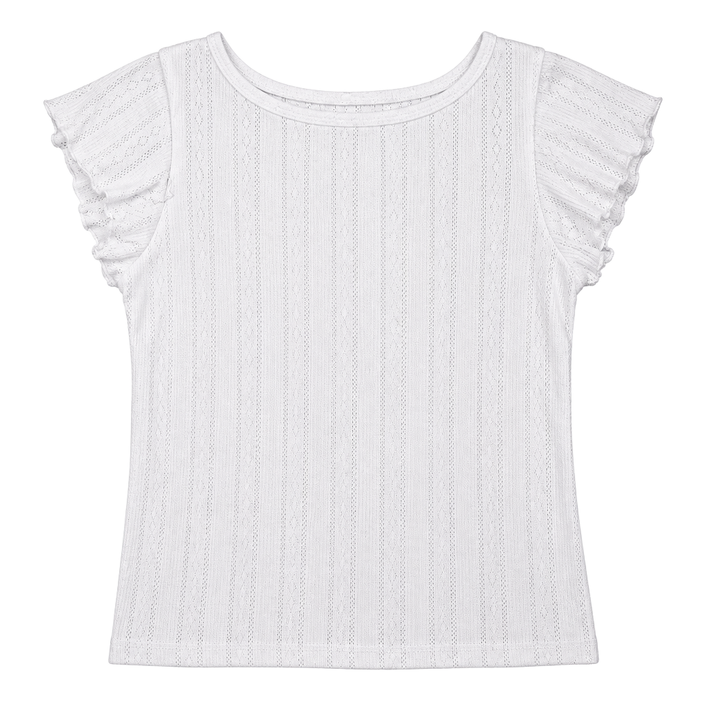 Girls 6/7 white top 1