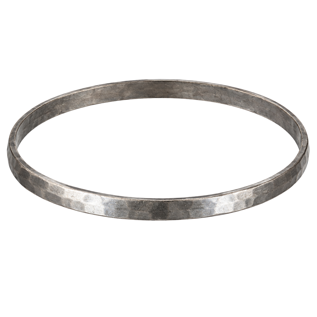 Unknown Silver Bangle Bracelet 1