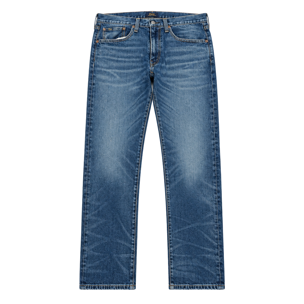 Polo Ralph Lauren Warick Slim Straight Jeans 33x30 Blue Denim 1