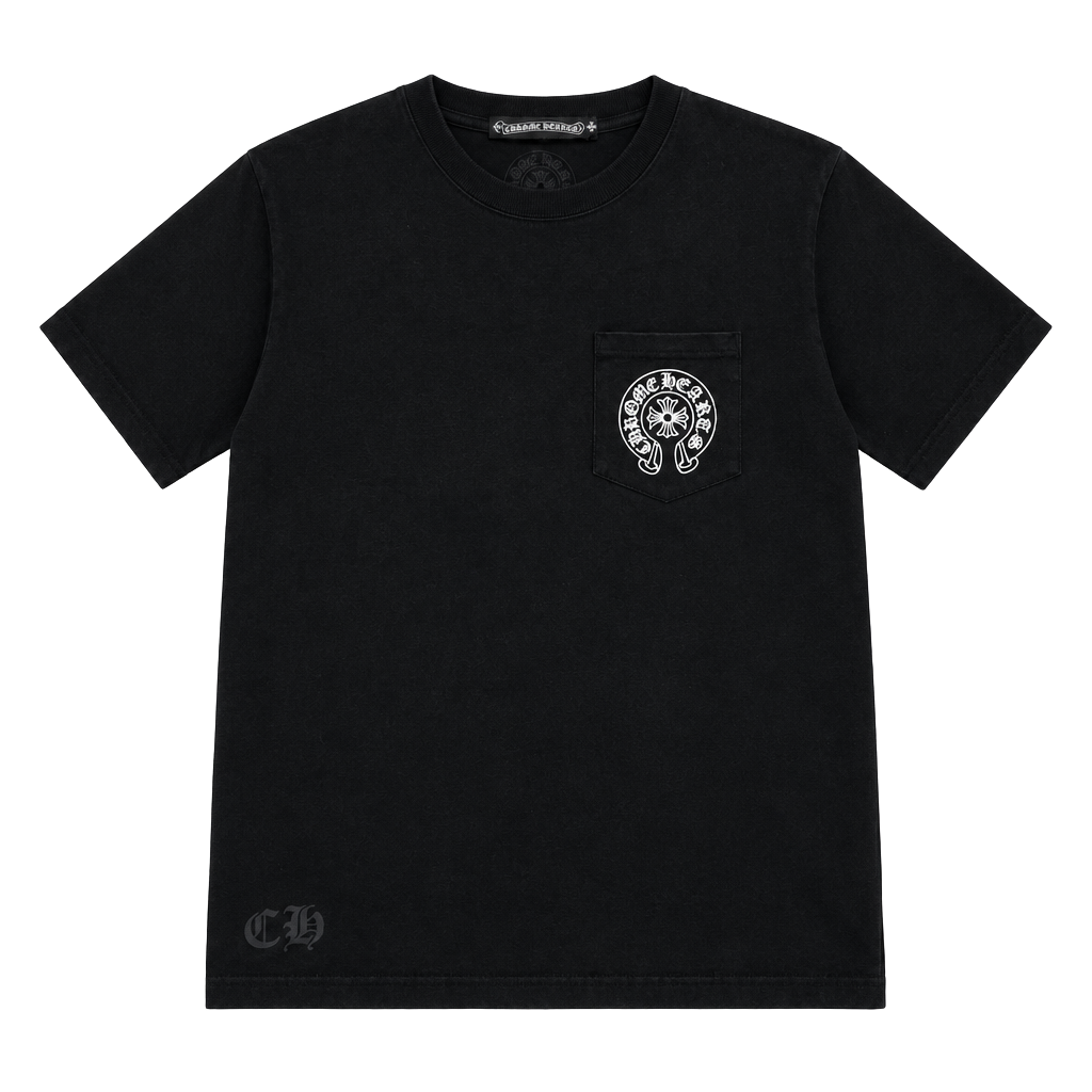 Chrome Hearts Los Angeles Horseshoe Pocket T-Shirt Black M 1