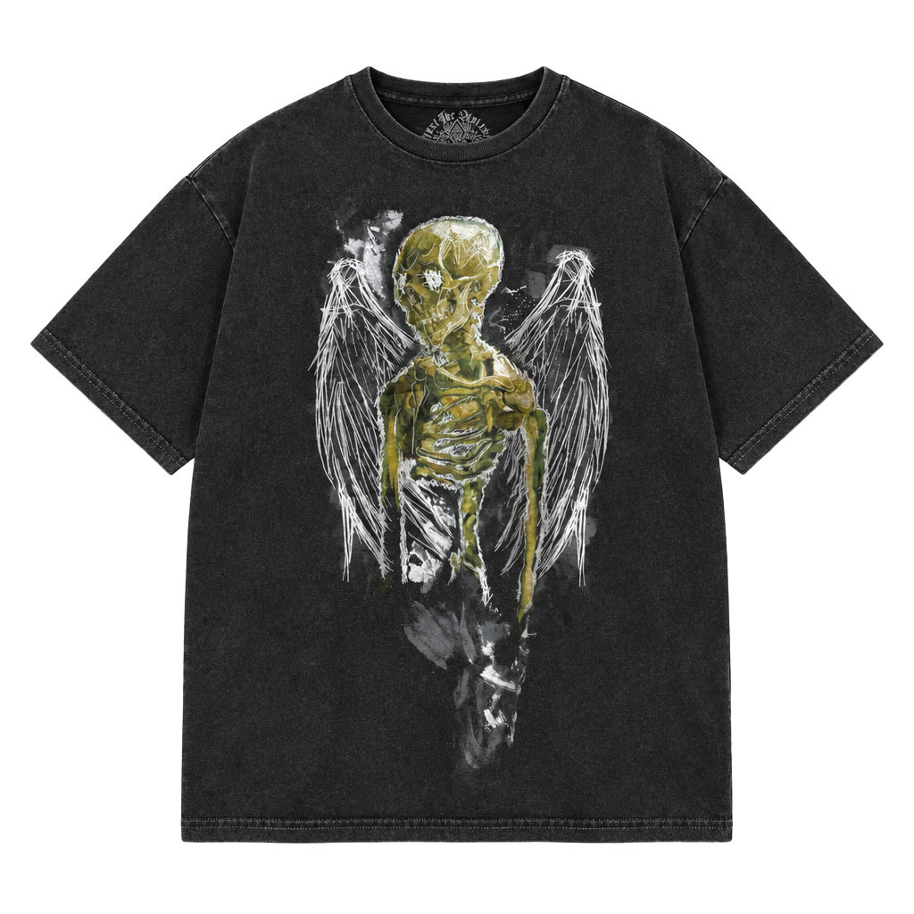 Trust The Universe Skeleton Graphic T-Shirt L/XL 1