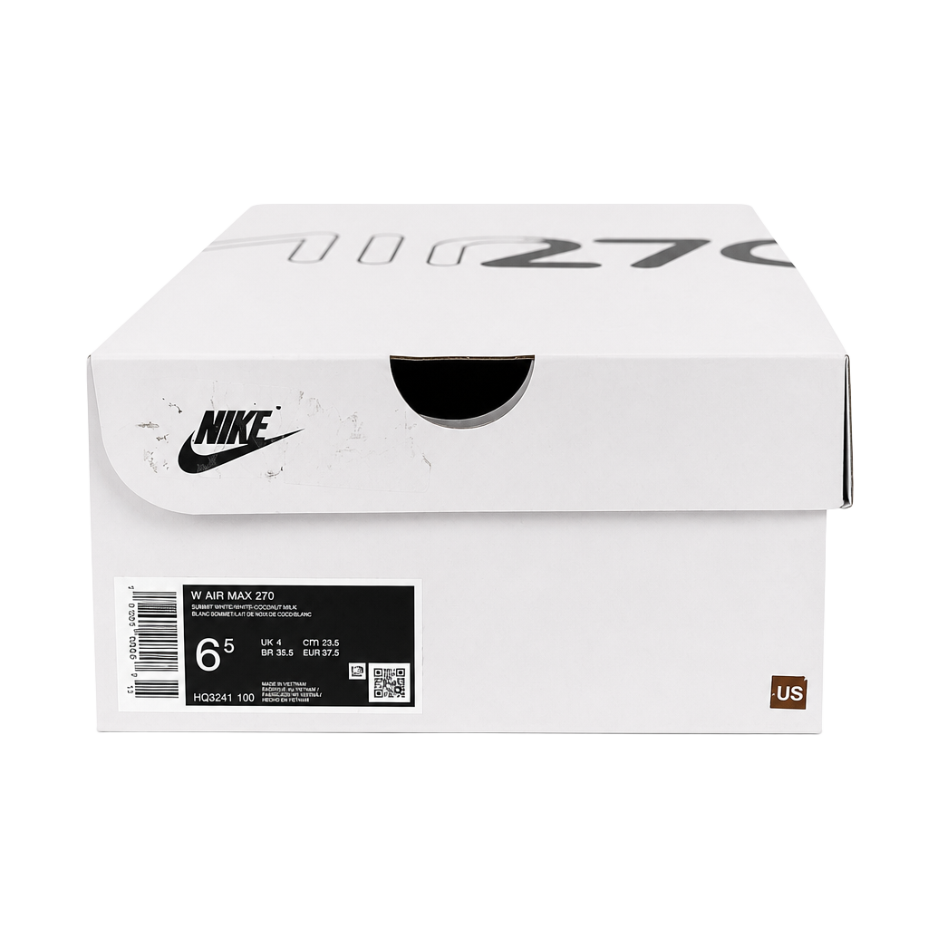 Nike Women's Air Max 270 White/Vintage Green-Bioastal Sneakers Size 6.5 1