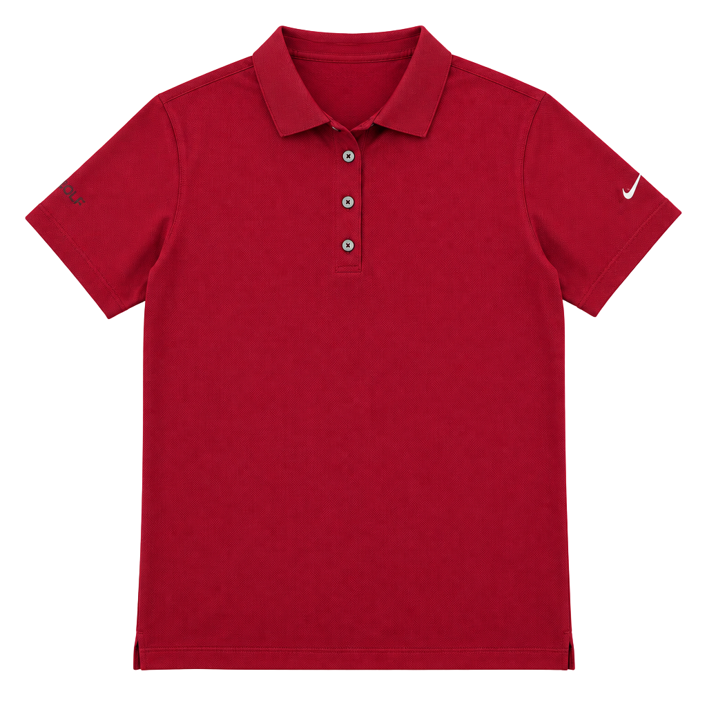 1660 Nike Golf Dri-Fit Polo Shirt Size Women’s XL Red Short Sleeve 1